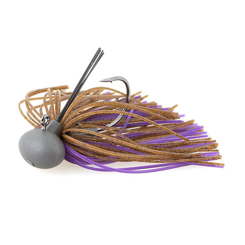 Keitech Tungsten Rubber Jig Model II 11 g 38 oz Brown Purple