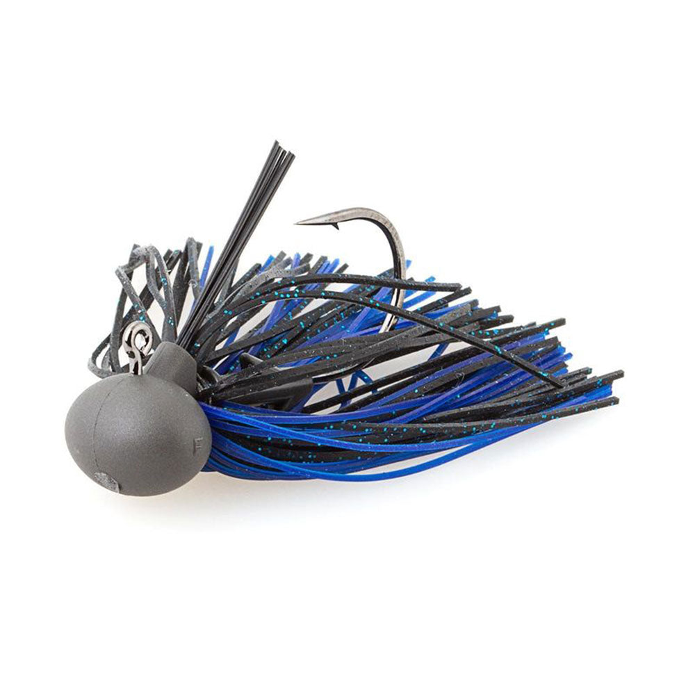 Keitech Tungsten Rubber Jig Model II 14 g 12 oz Black Blue