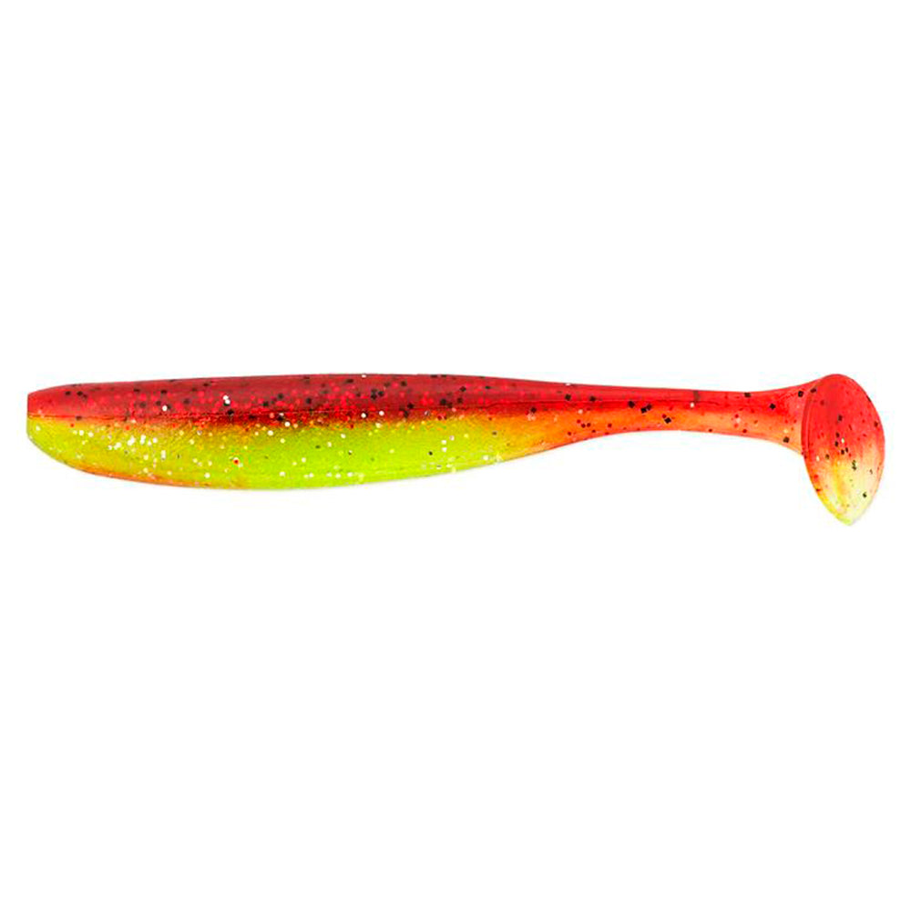 Keitech Easy Shiner 4 10 cm Chartreuse Silver Red