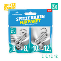 Bewertung von Jens für das Produkt Spitze Haken Mixpaket 2/0 (6 g / 8 g / 10 g / 12 g)