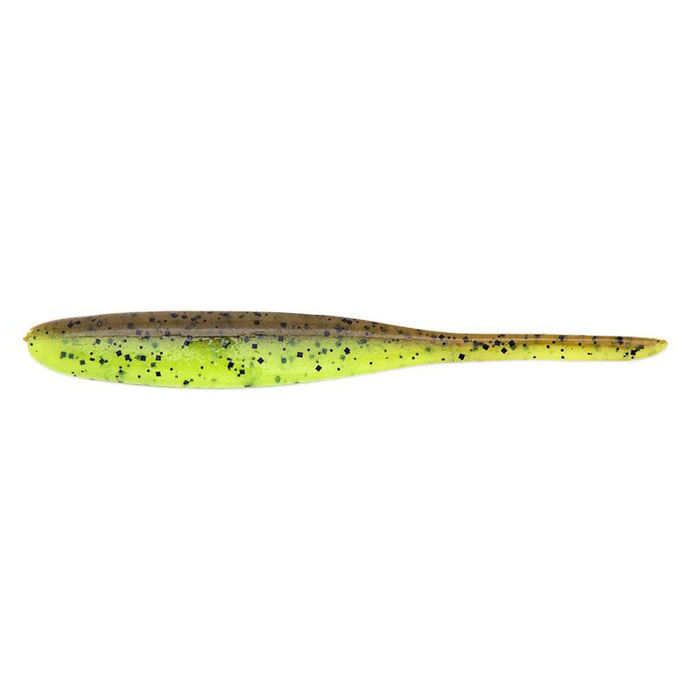 Keitech Shad Impact 3 7,5 cm Green Pumpkin Chartreuse