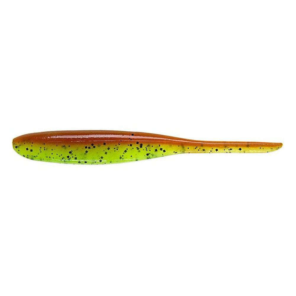 Keitech Shad Impact 4 10 cm Motoroil Chartreuse