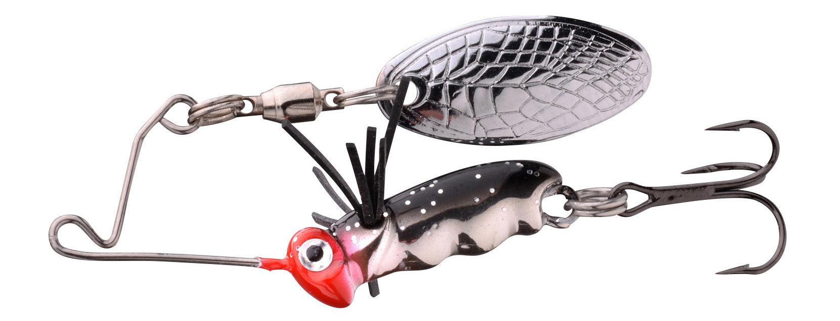 SPRO Larva Micro Spinnerbait 4 cm 7 g Drillingshaken Roach