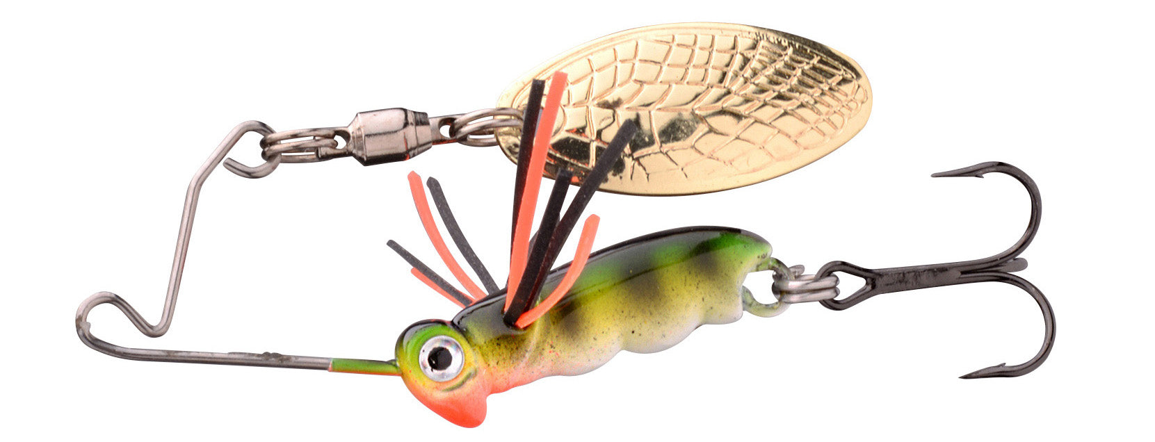 SPRO Larva Micro Spinnerbait 4 cm 7 g Drillingshaken Perch