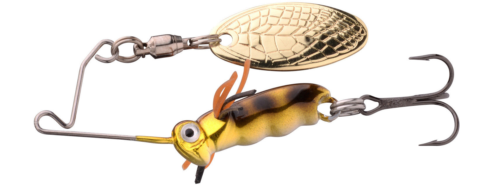 SPRO Larva Micro Spinnerbait 4 cm 7 g Drillingshaken Minnow