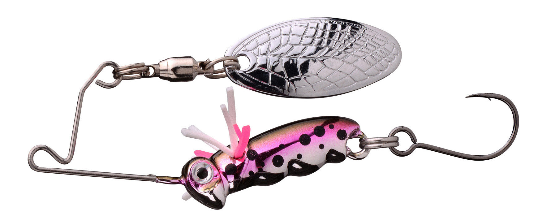 SPRO Larva Micro Spinnerbait 4 cm 7 g Einzelhaken Rainbow Trout