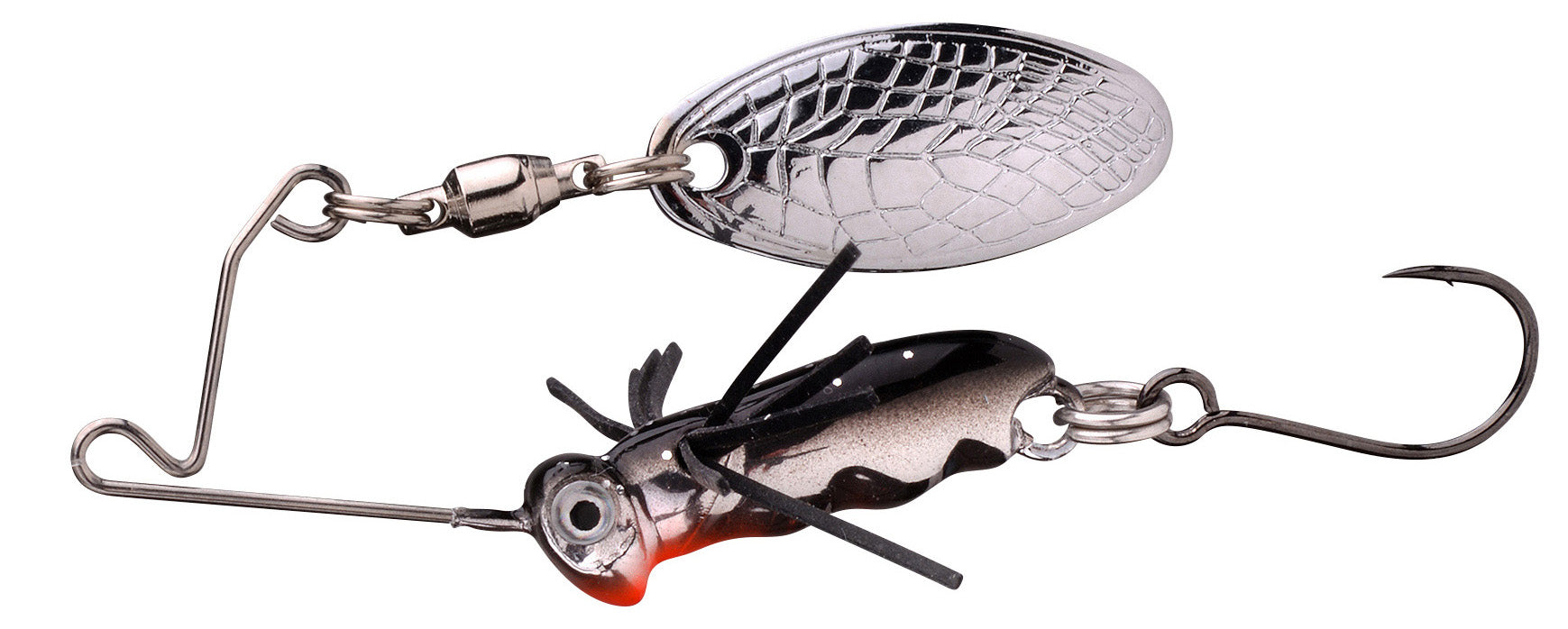 SPRO Larva Micro Spinnerbait 4 cm 7 g Einzelhaken Roach