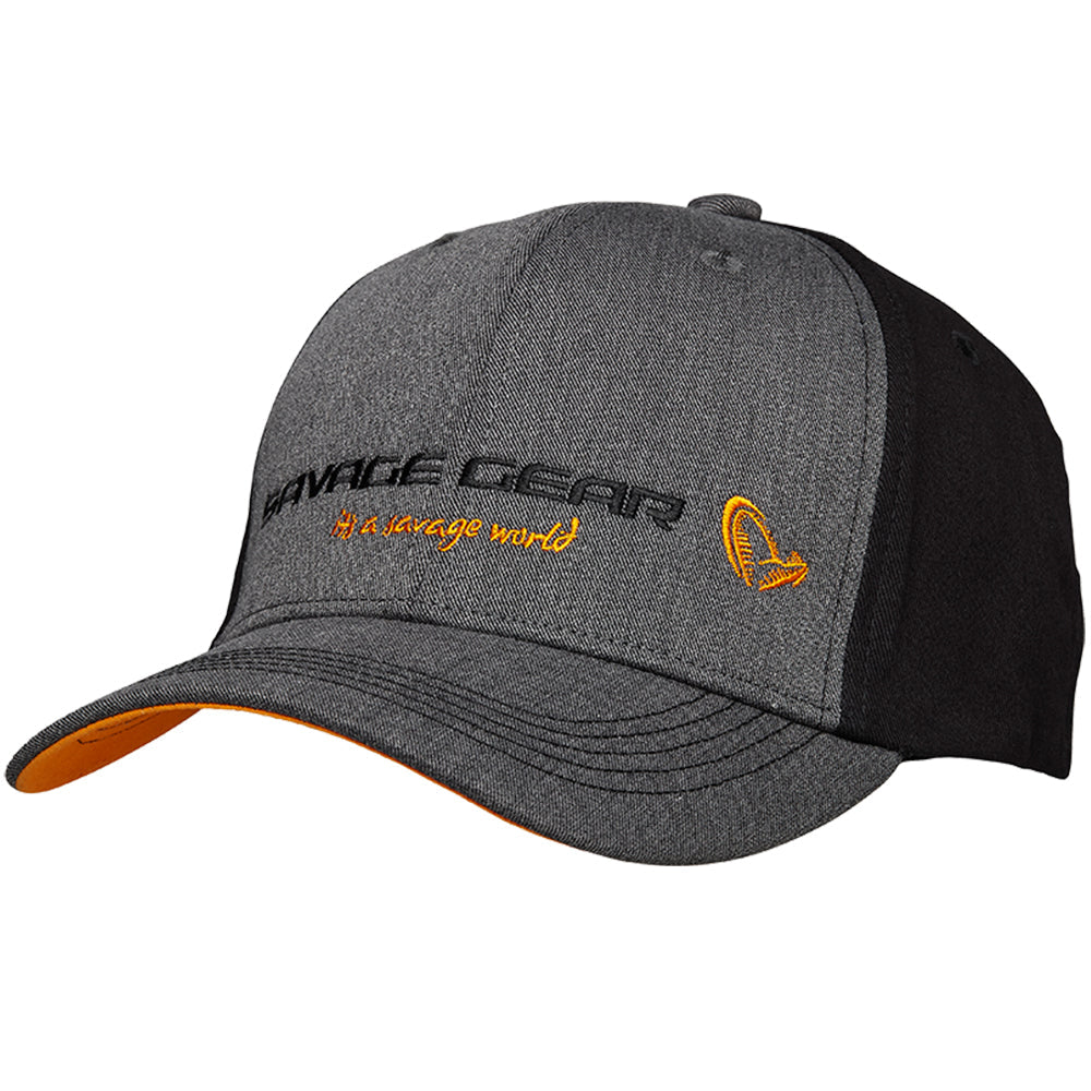Savage Gear Strike Cap Grey MelangeBlack