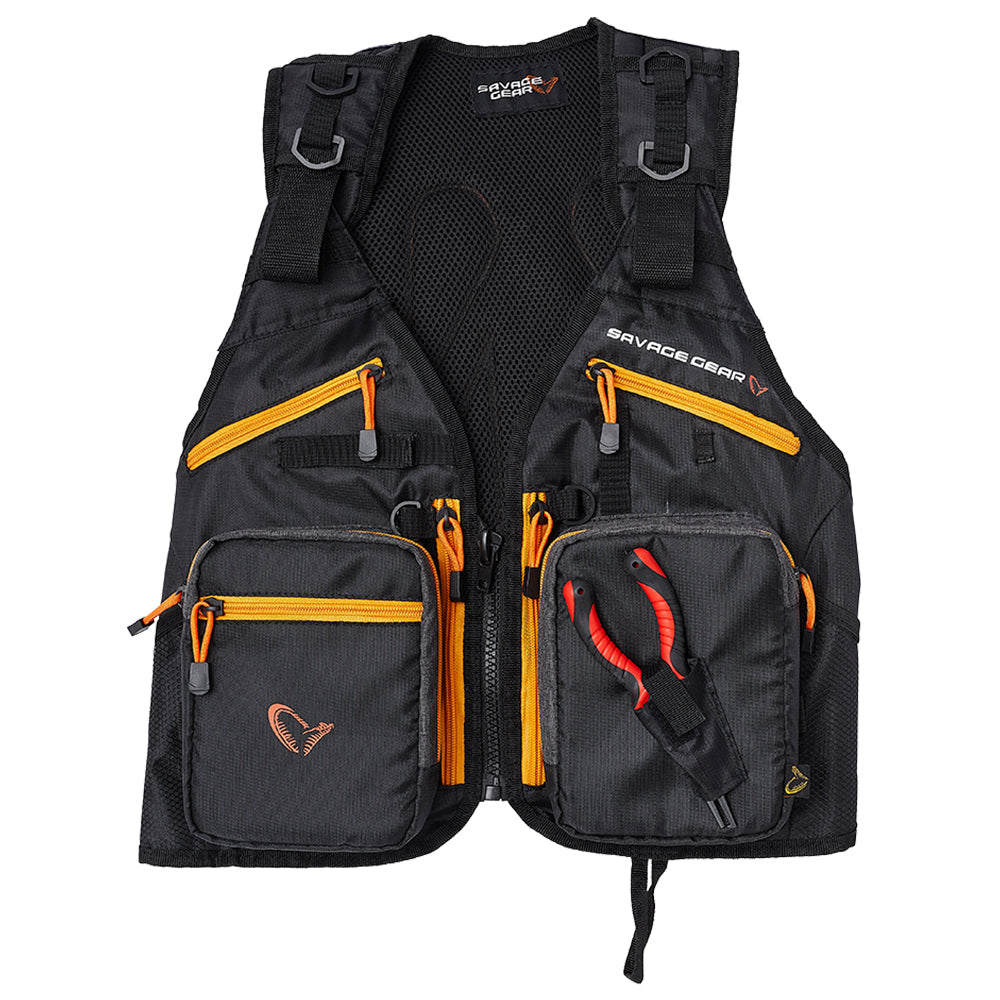 Savage Gear Pro Tact Spinning Vest One Size Black