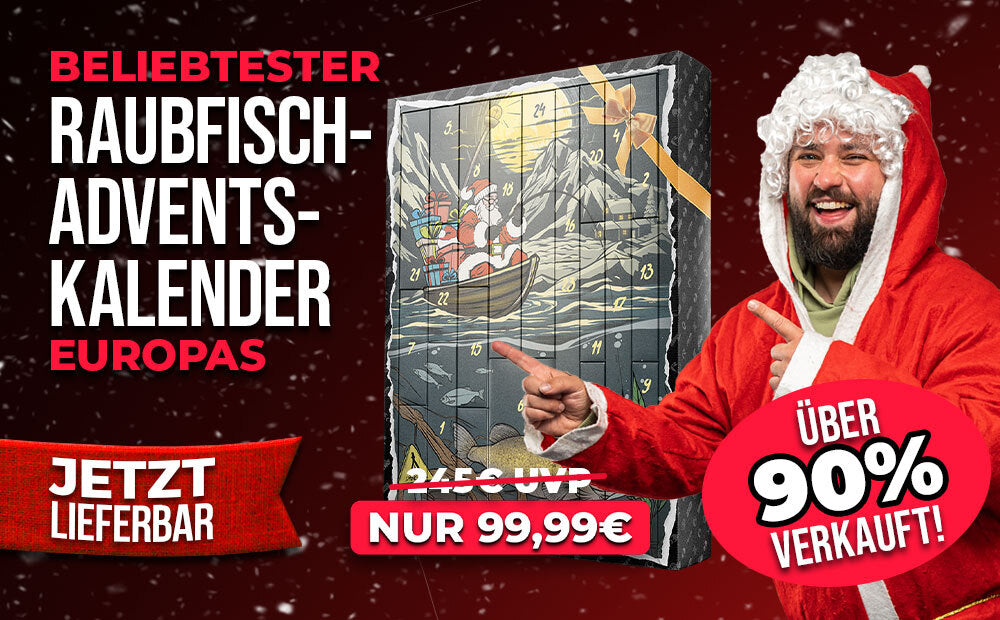 HechtundBarsch.de Angel-Adventskalender perfekt Raubfisch und fast ausverkauft.