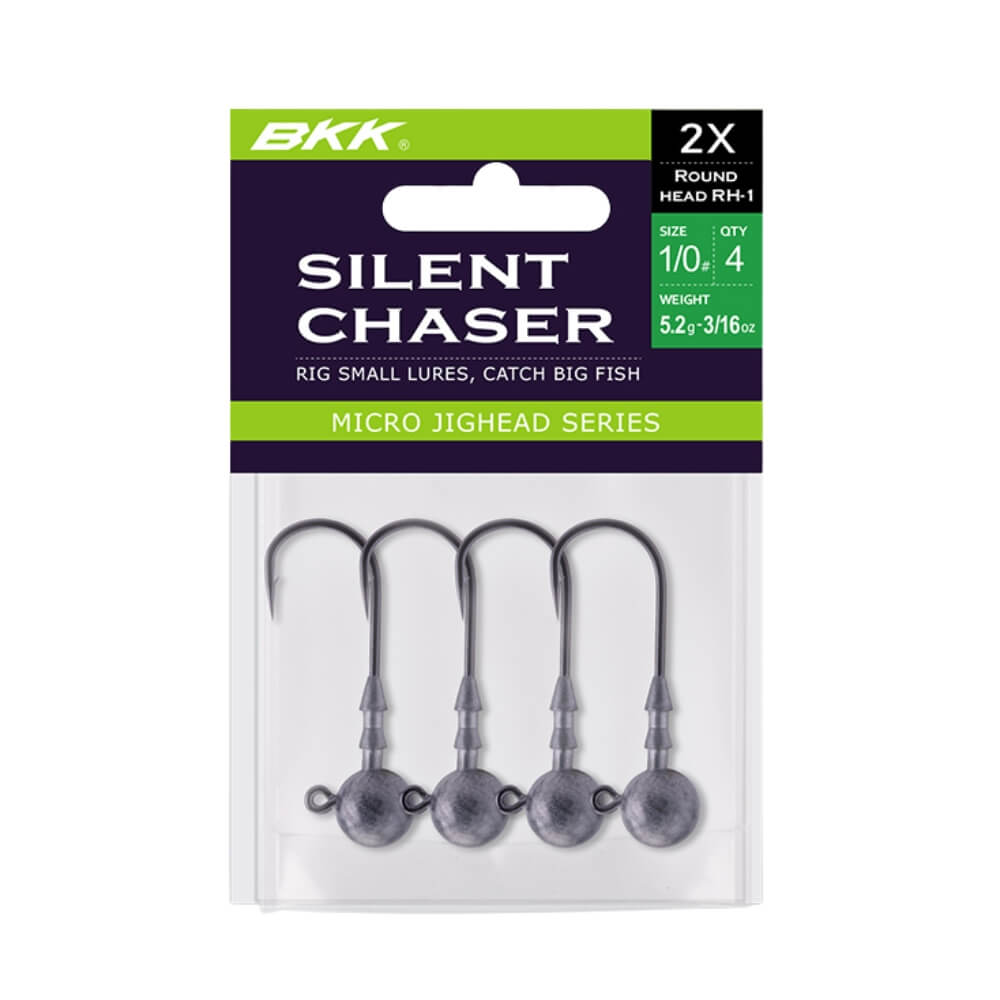 BKK Round Head Silent Chaser Micro Jighead Series 4/0 / 14 g / Verpackung