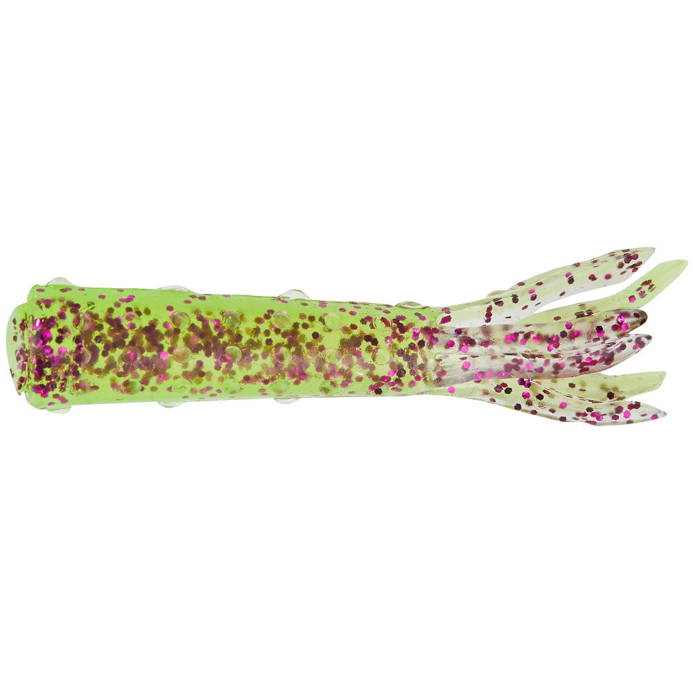 Balzer Shirasu Street Hairy Tube 4,5 cm Purple Chartreuse