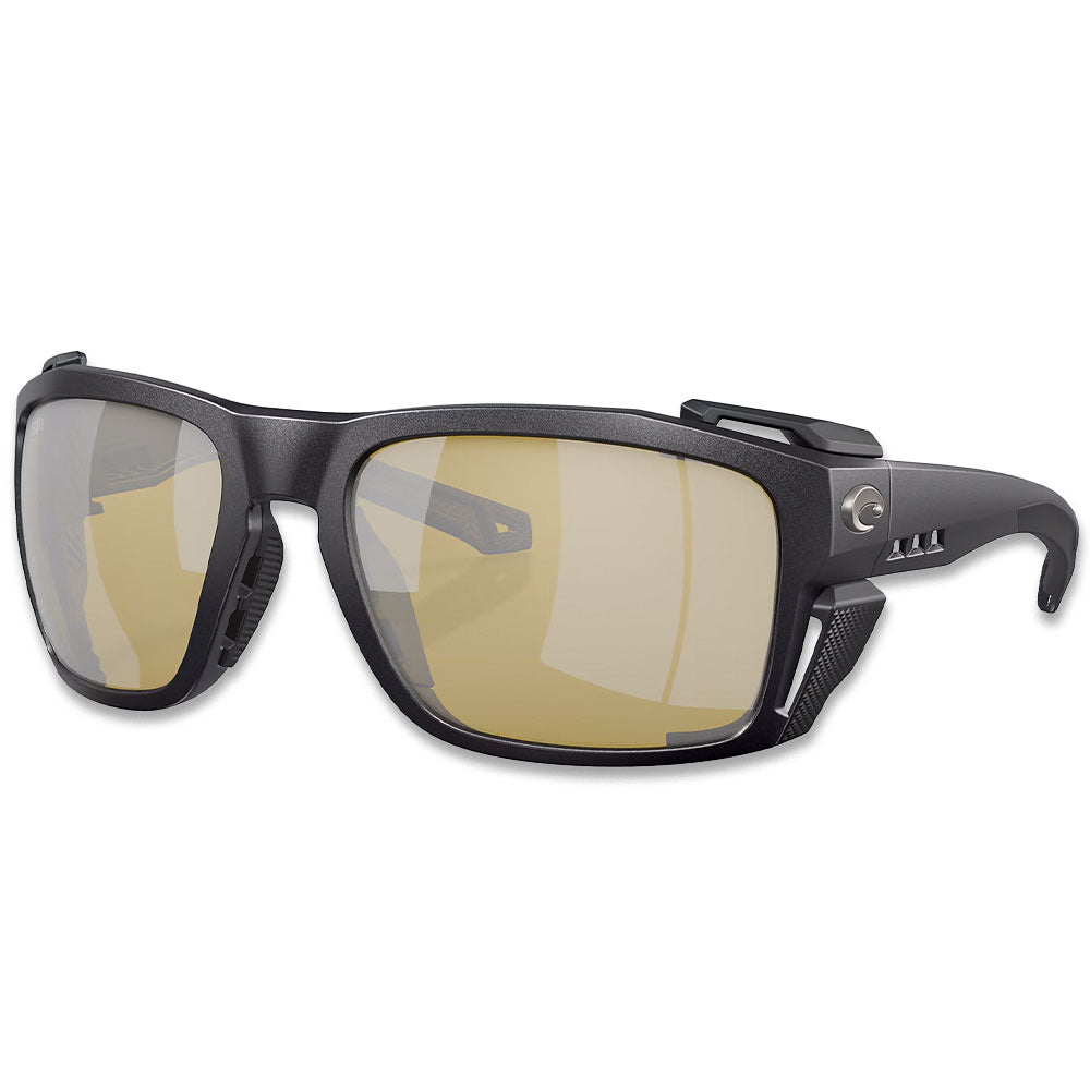 Costa-Del-Mar-King-Tide-8-580G-Polarisationsbrille-Black-Pearl-Sunrise-Silver-Mirror-Dynamische-Ansicht