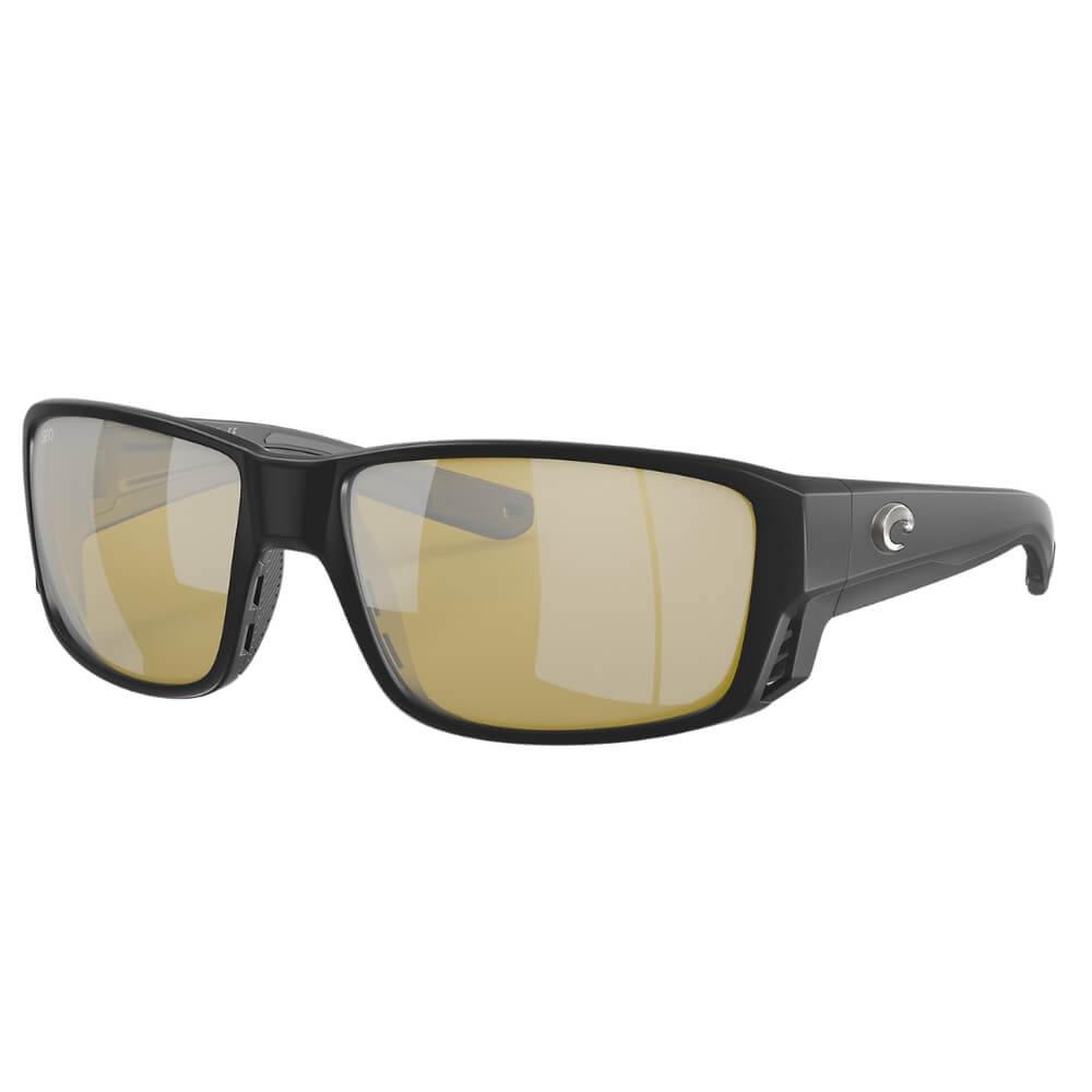 Costa Del Mar Tuna Alley Pro (06S9105) 580G / Polarisationsbrille Matte Black / Sunrise Silver Mirror