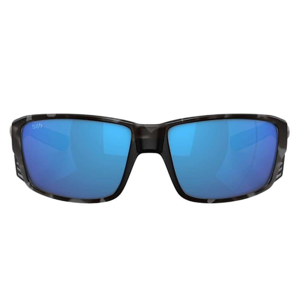 Costa Del Mar Tuna Alley Pro (06S9105) 580G / Polarisationsbrille Tiger Shark / Blue Mirror Front