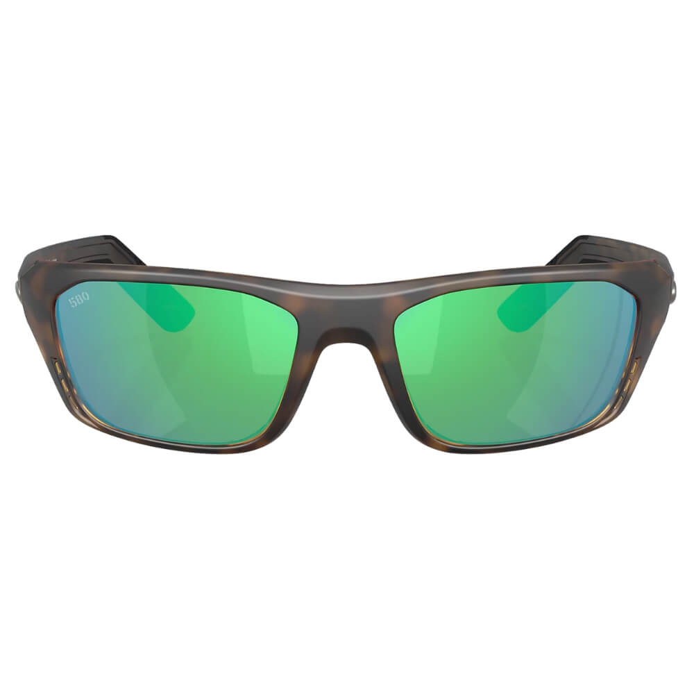 Costa Del Mar Whitetip Pro 580G / Polarisationsbrille Tortoise Green Mirror Front