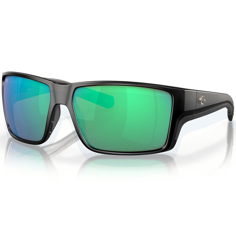 Costa Del Mar Reefton Pro 06S9080 580G Polarisationsbrille Matte Black Green Mirror