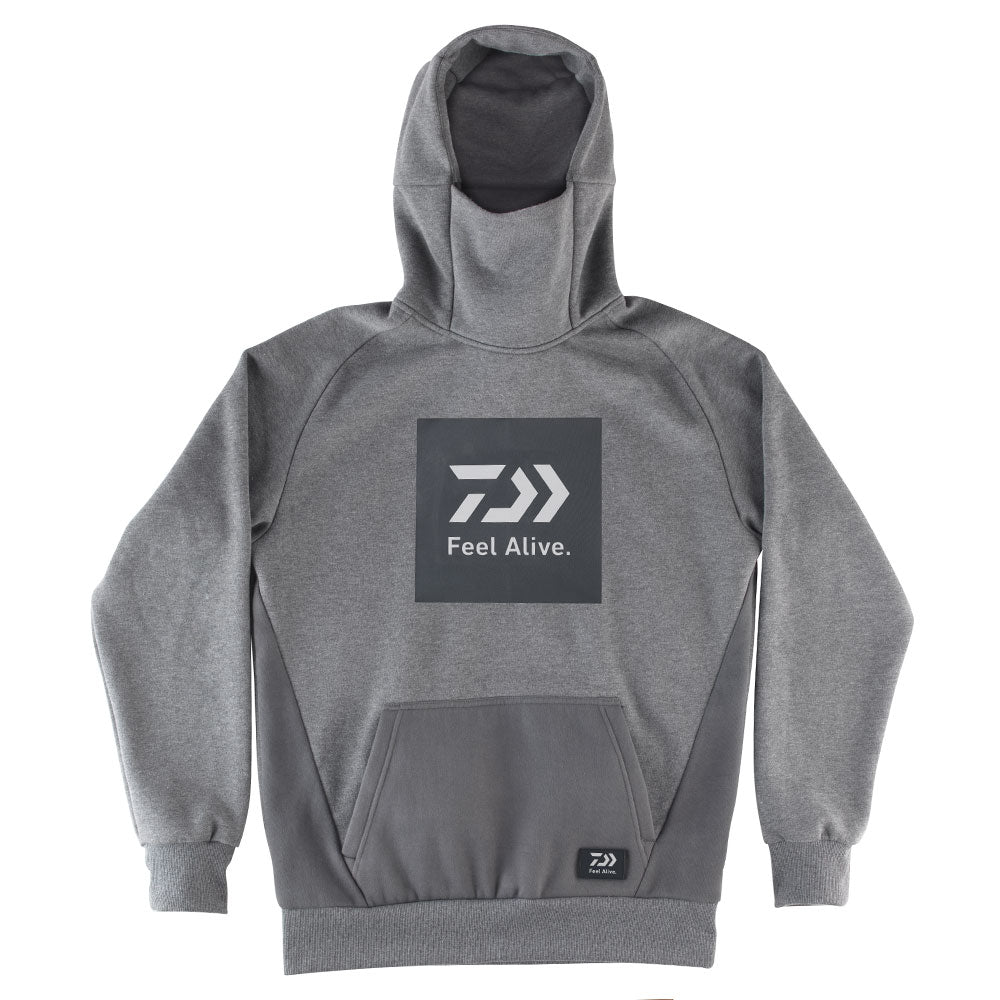 Daiwa D VEC Hoodie Feel Alive Grey L