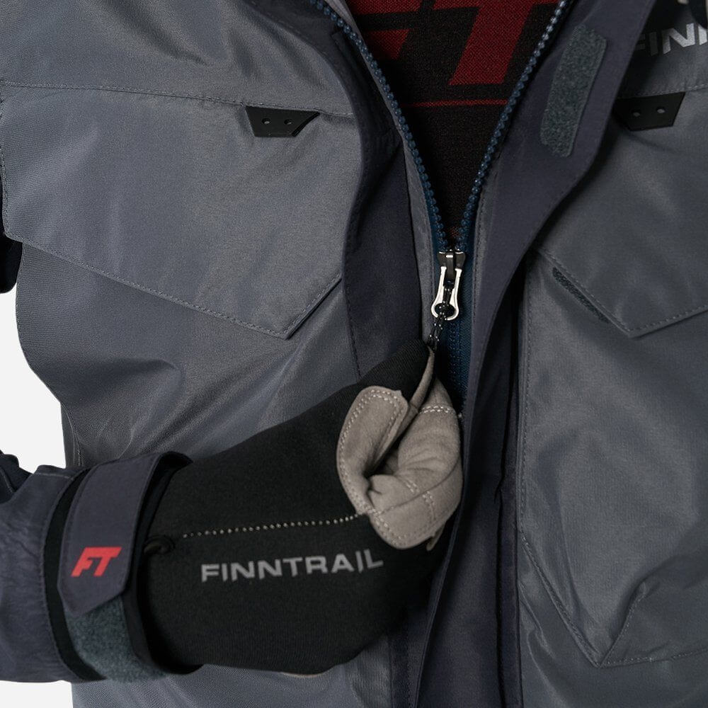 Finntrail Jacket Coaster M / MK / L / XL / XXL / 3XL Detail Reißverschluss
