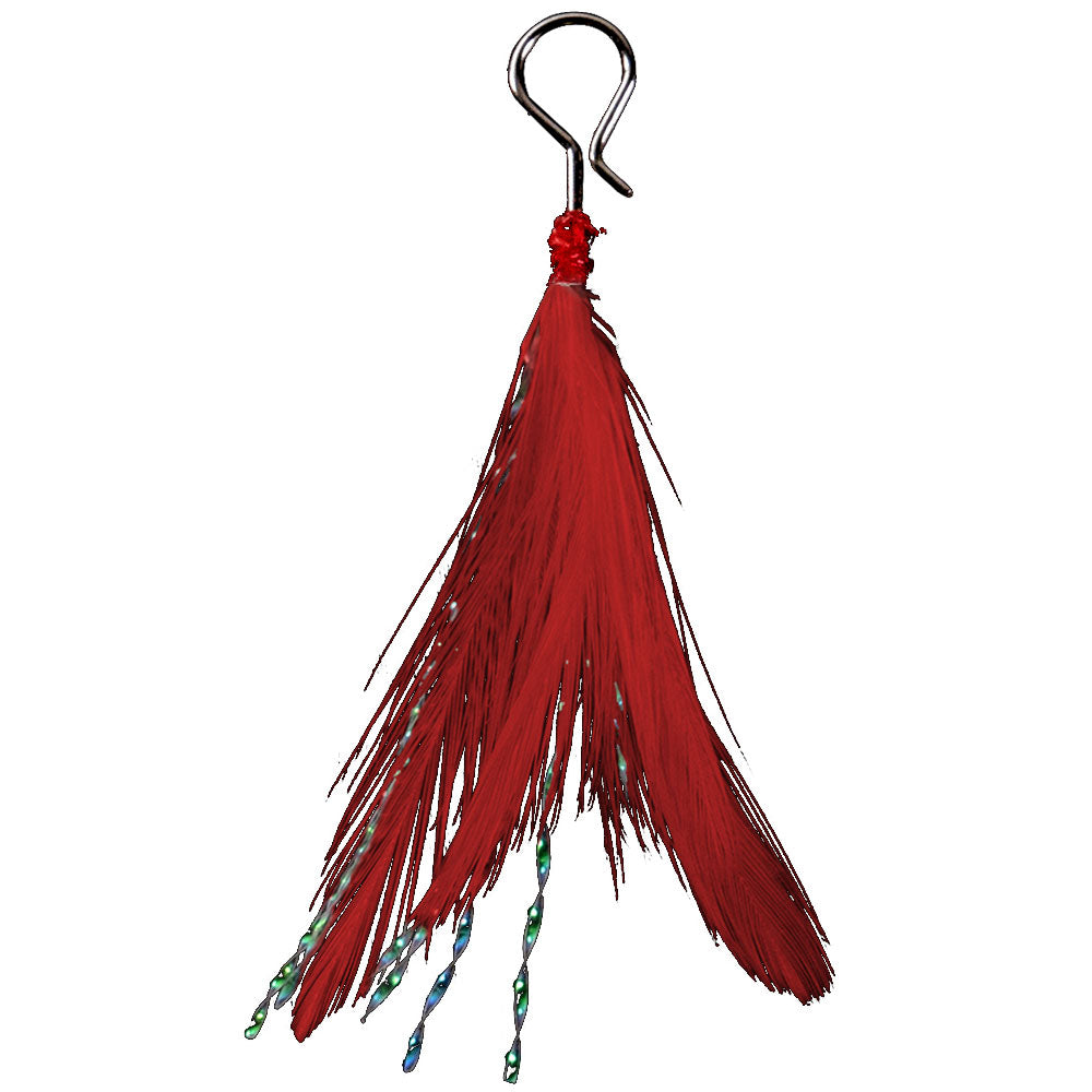 Fishus Hook Feather 4,9 cm Red