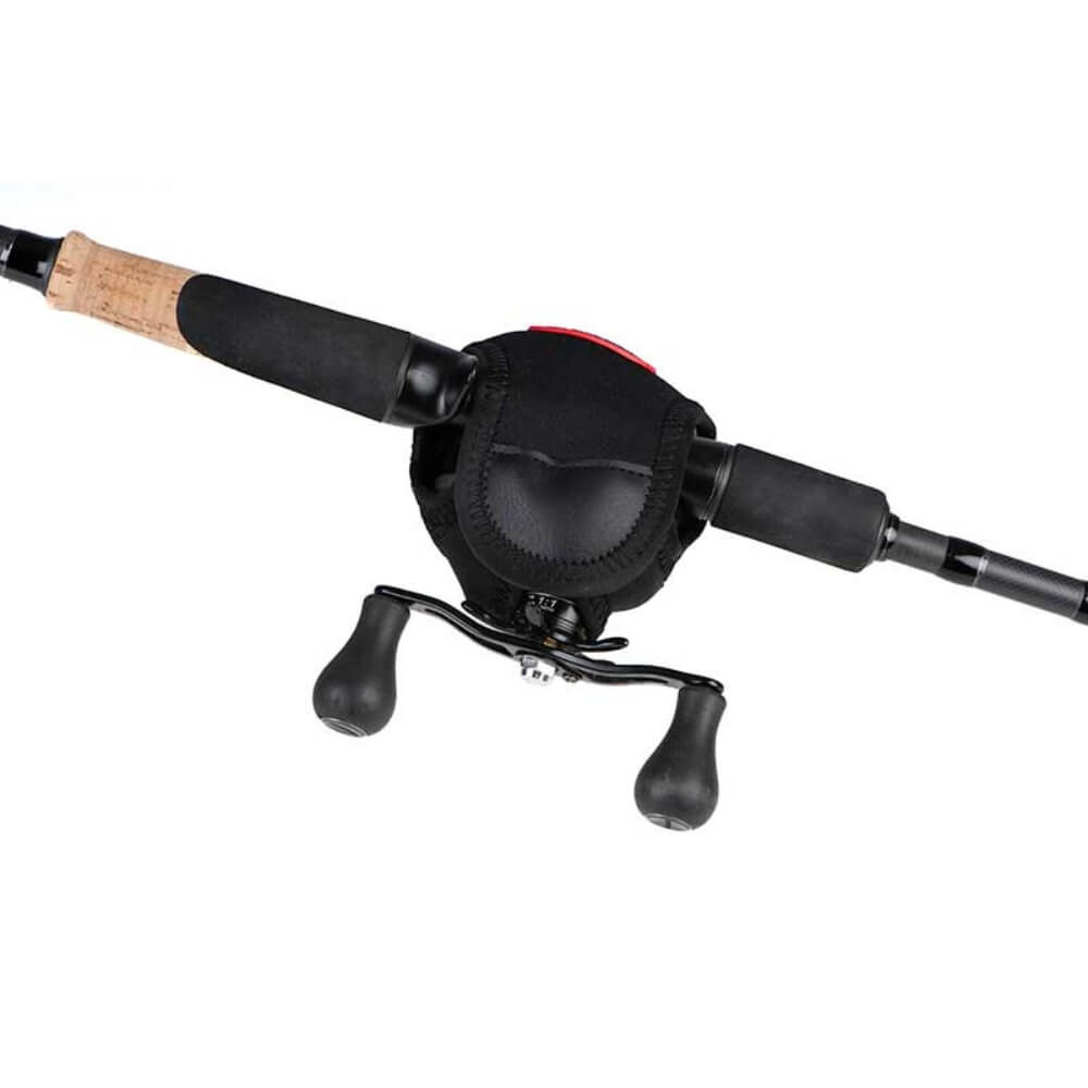 Fox Rage Neoprene Casting Reel Pouch Ansicht der Unterseite mit Verschluss