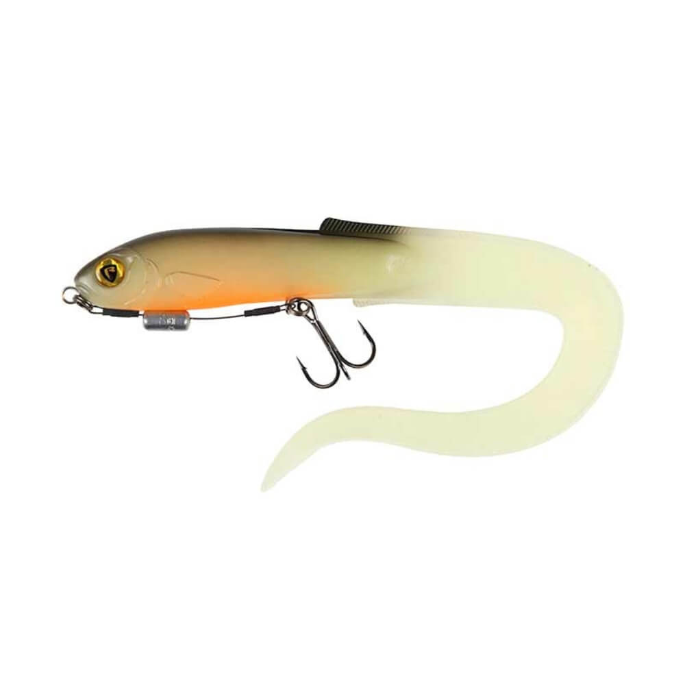Fox Rage Slick Eel Loaded 21 cm / 25 cm / 28 cm UV Hot Olive