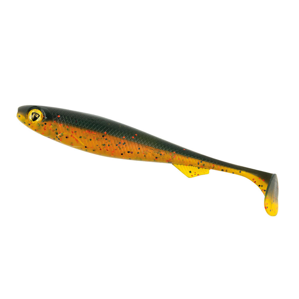 Fox Rage Slick Shad 7 cm Dark Oil UV