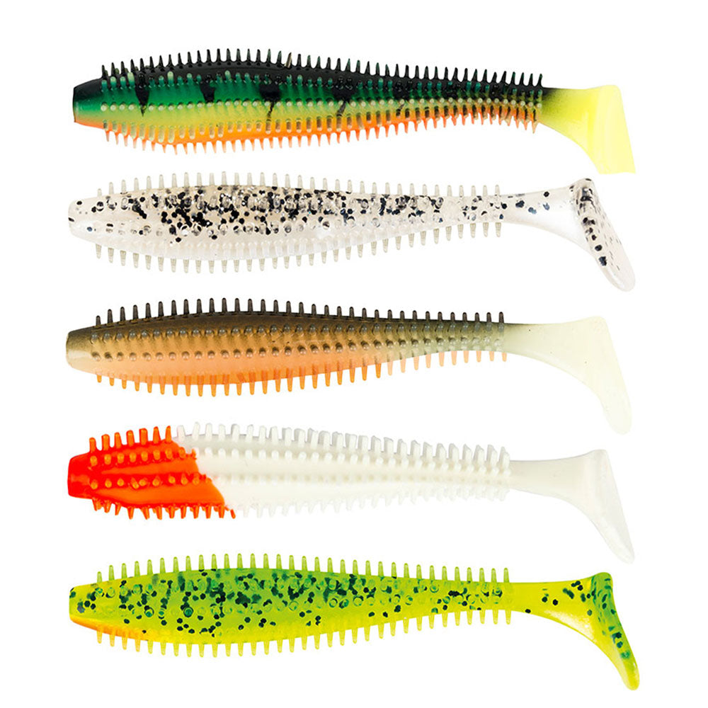 Fox Rage Spikey Shad Mixed Colour Pack 12 cm