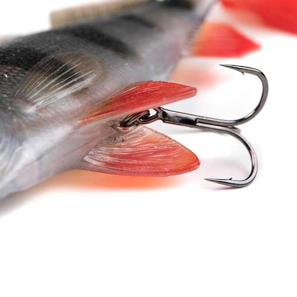 Fox Rage Ultra Realistic Perch Replicant 10 cm / 14 cm Detailbild Bauch