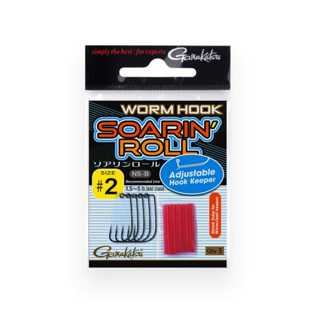 Gamakatsu Soarin' Roll (Worm Hook) #4 / #2 / #1 Verpackung