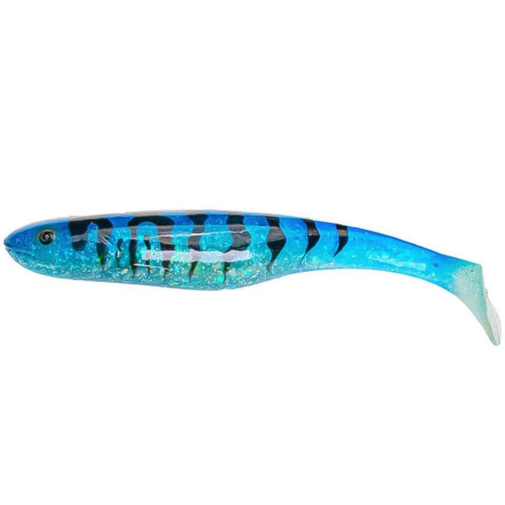 Gator Catfish Paddle 22 cm Blue Silver Glitter
