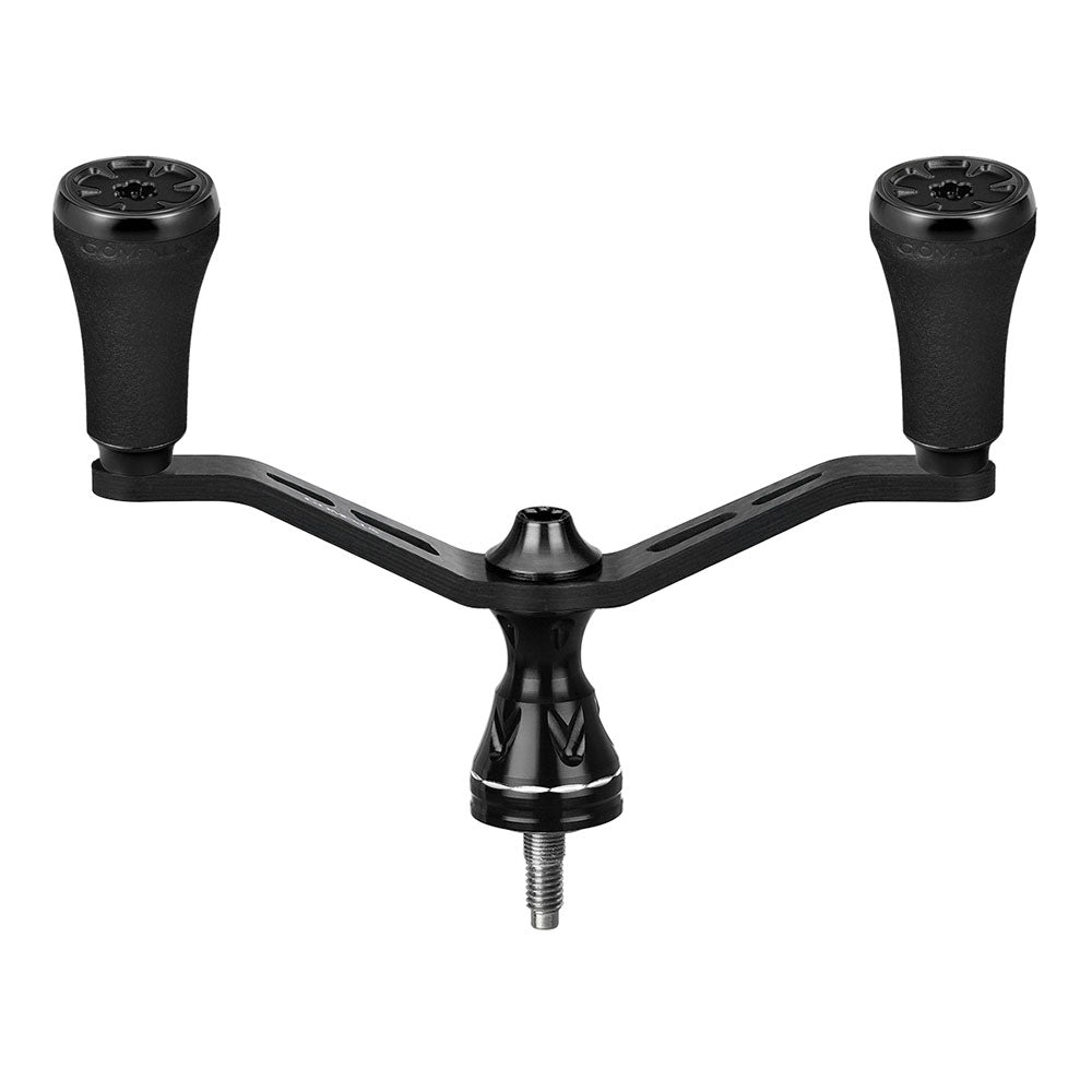 Gomexus Carbon Fiber Spin Handle TPE Touch Knobs fuer Shimano Full Black