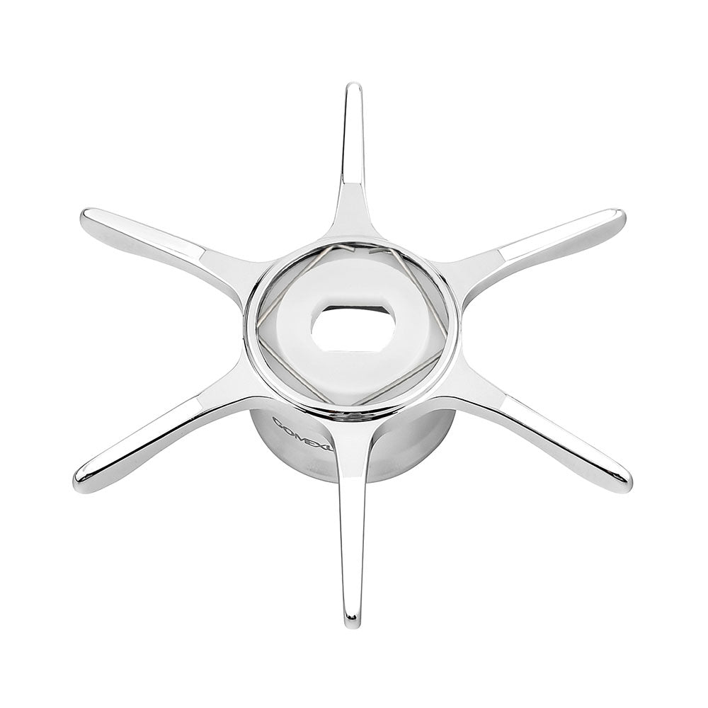 Gomexus Sternbremse Aluminium 65 mm fuer Shimano Shiny Silver