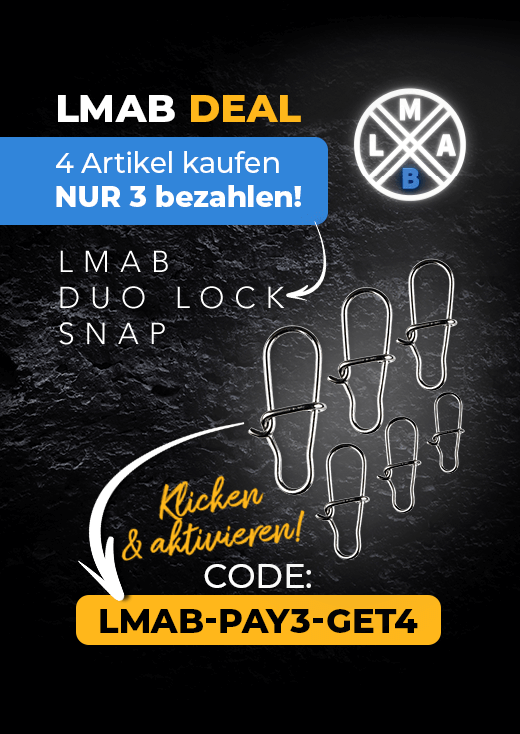 Die Duo Lock Snaps von LMAB bieten die perfekte Sicherheit für deine Köder