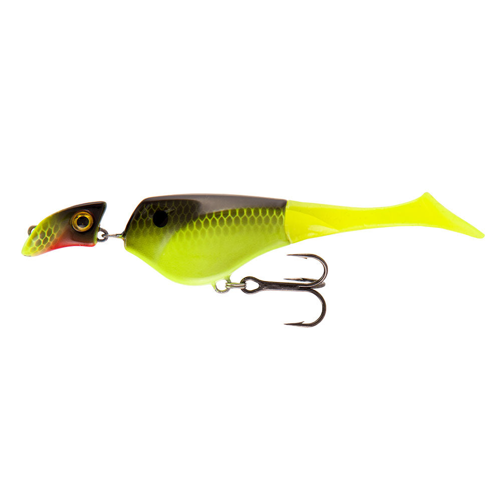 Headbanger Lures Headbanger Shad 11 cm 13 g Sinking Chartreuse Black