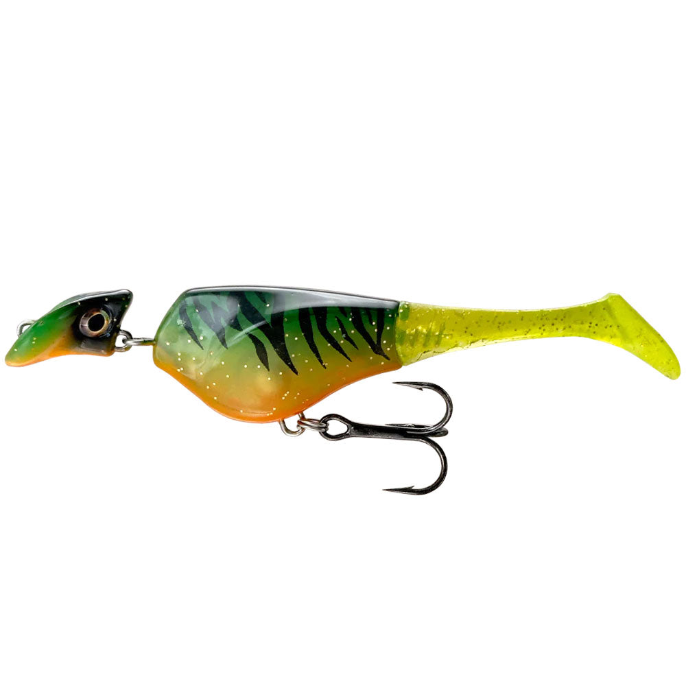 Headbanger Lures Headbanger Shad 11 cm 13 g Sinking Firetiger Stealth