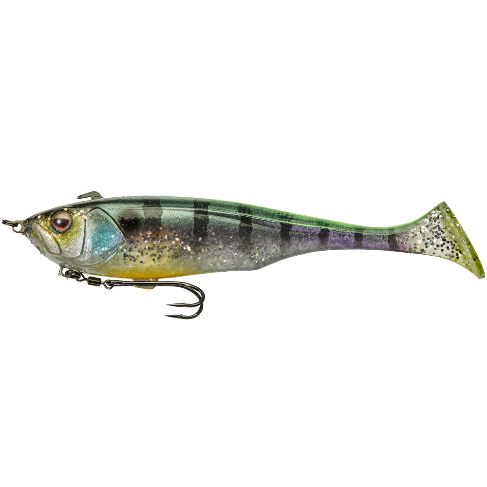 Illex Dunkle Swimbait 5 12,7 cm 29,5 g und 7 17,8 cm 59 g in Chartreuse Strike Gill