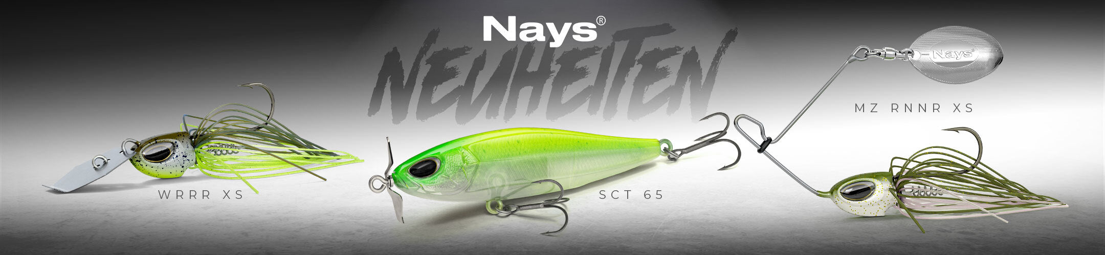 Der neue WRRR XS, MZ RNNR XS und ein neuer Topwater-Köder, der SCT, von Nays.