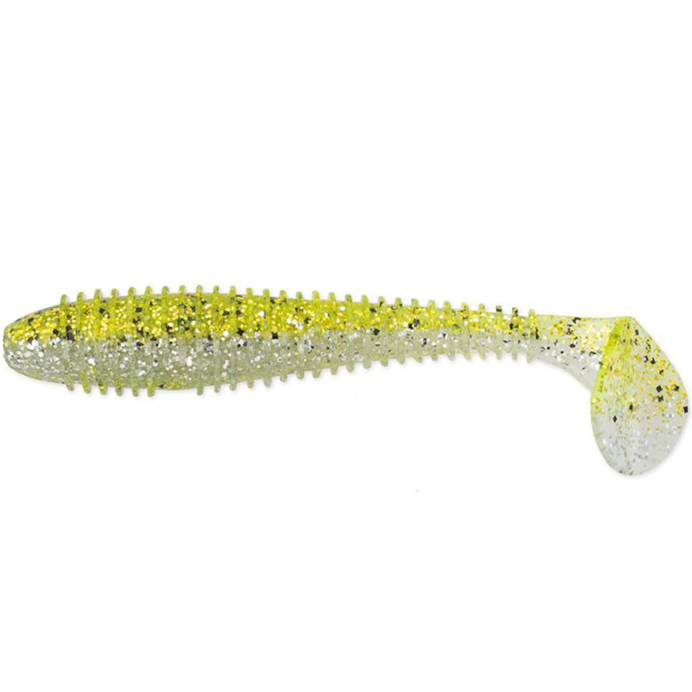 Keitech FAT Swing Impact 3,8 9,5 cm Chartreuse Ice Shad