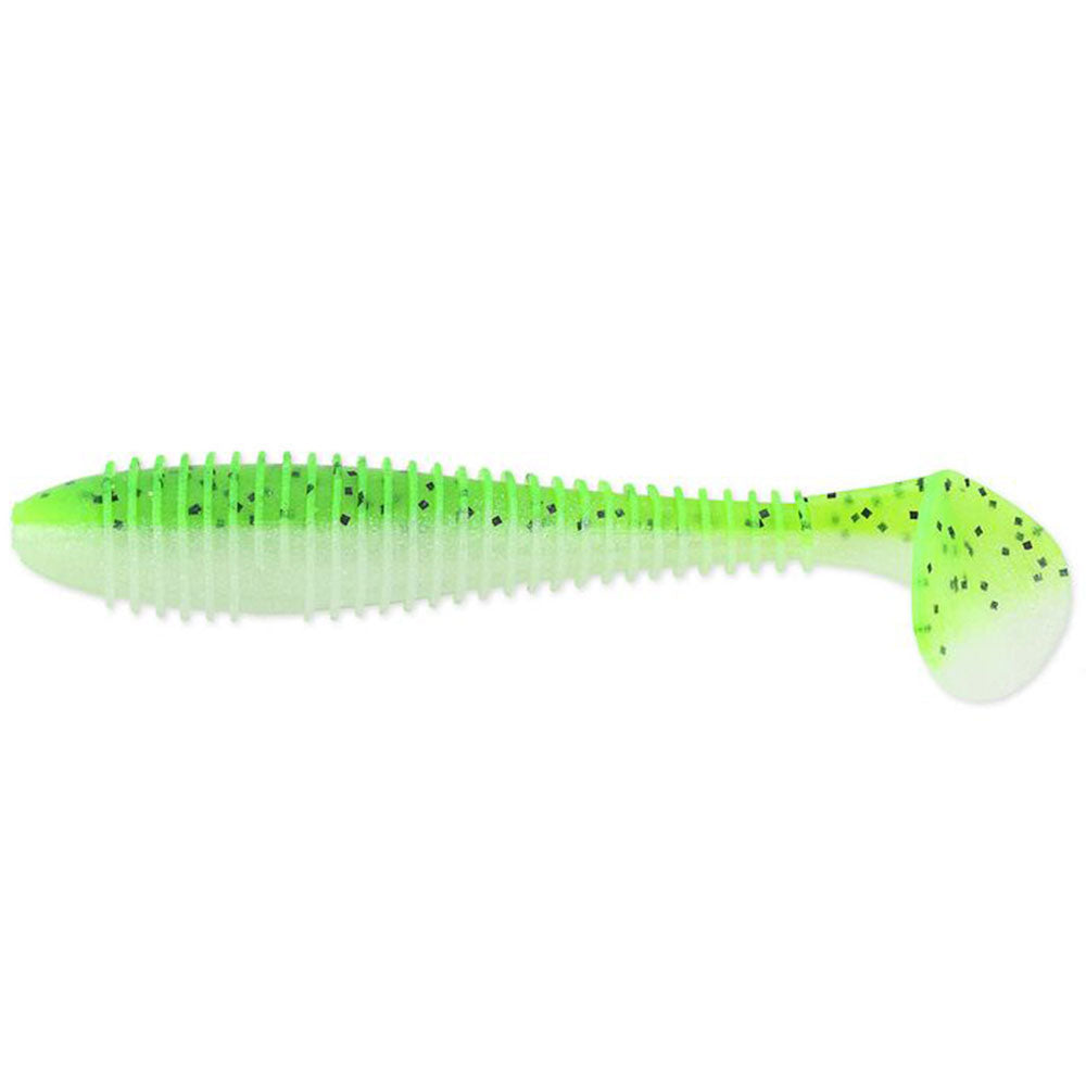 Keitech FAT Swing Impact 3,8 9,5 cm Chartreuse Pepper Shad