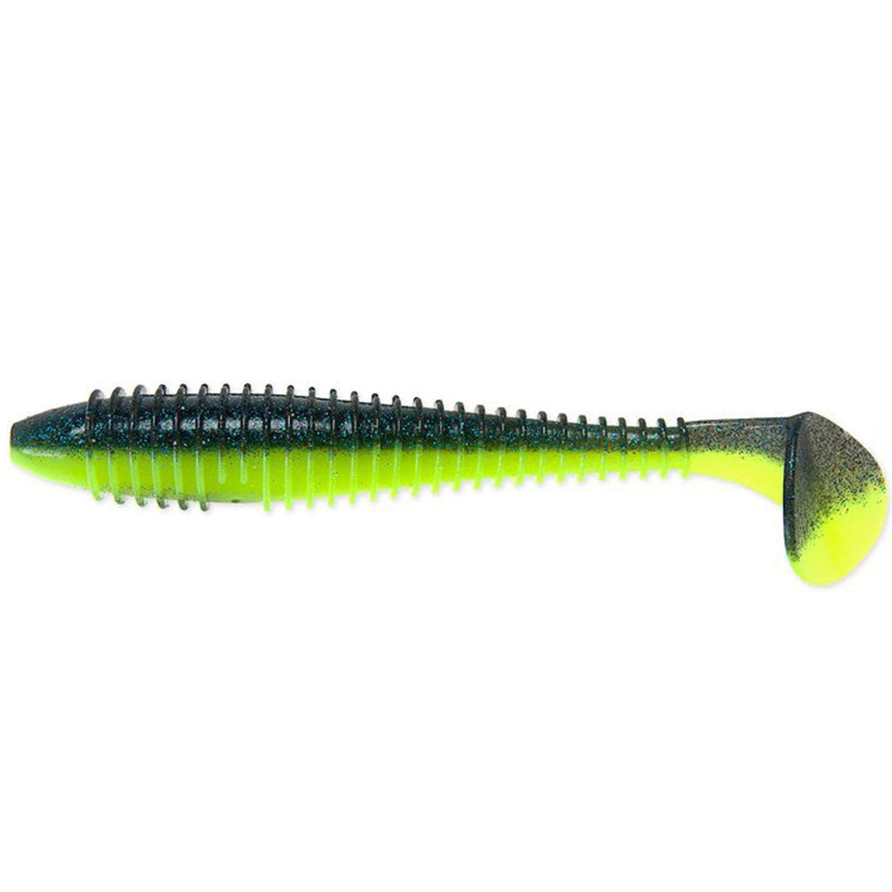Keitech FAT Swing Impact 3,8 9,5 cm Chartreuse Thunder