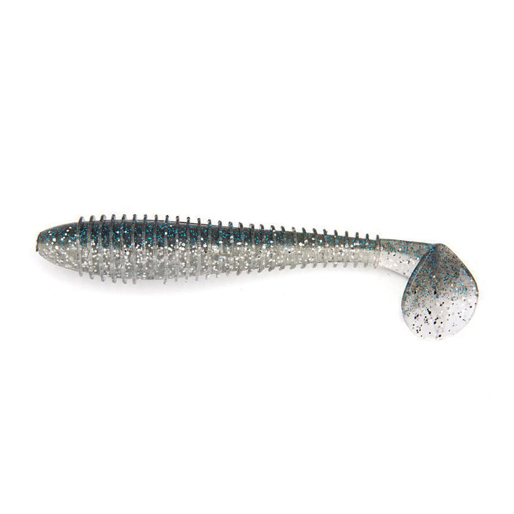 Keitech FAT Swing Impact 3,8 9,5 cm Hasu Silver Shiner
