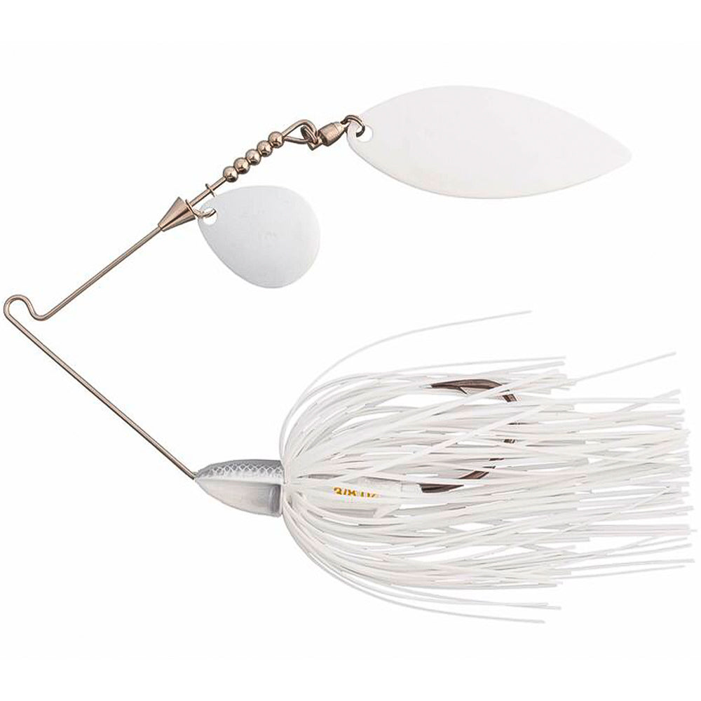 Keitech Tee Bone Spinnerbait Tandem Willow 38 oz 10,5 g Super White