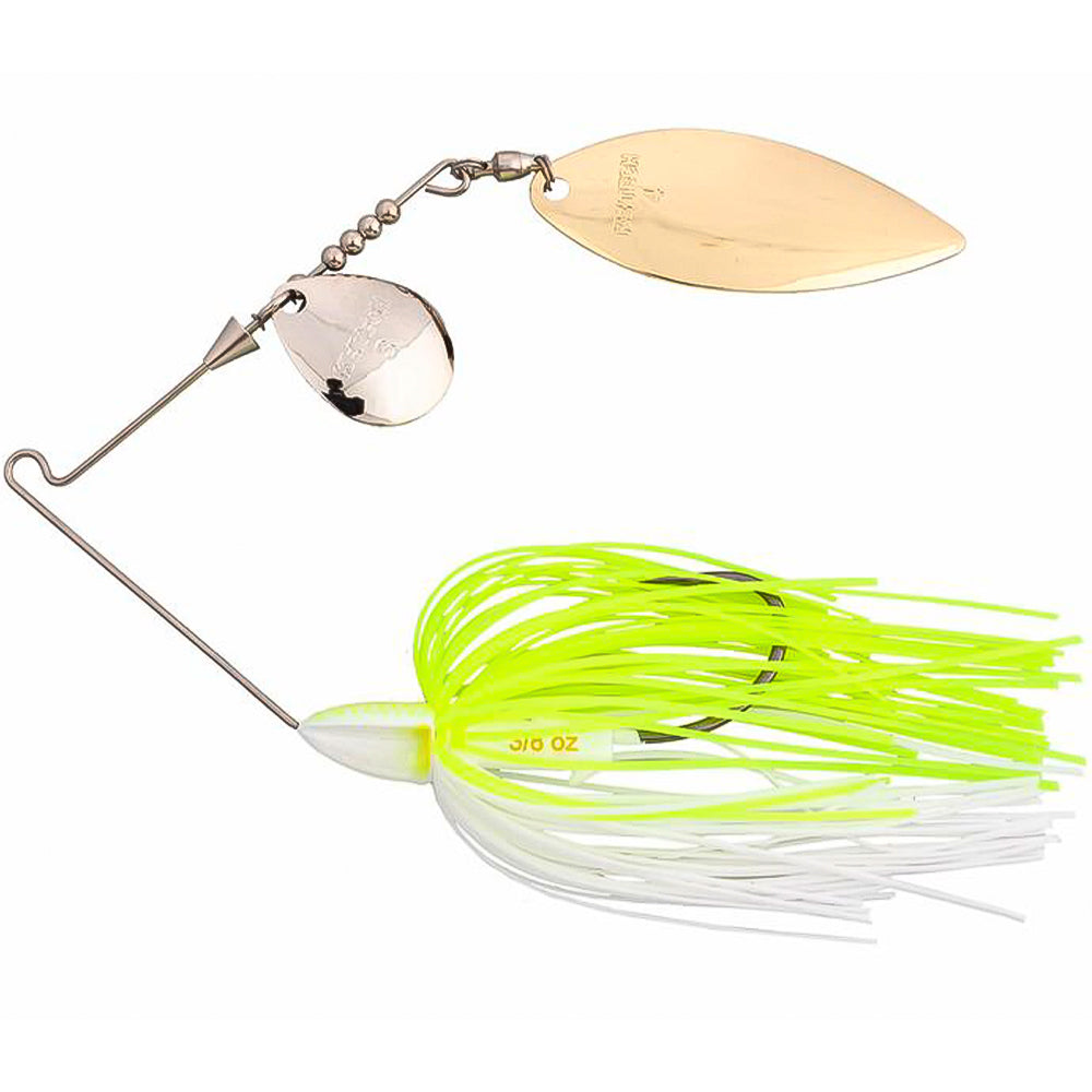 Keitech Tee Bone Spinnerbait Tandem Willow 38 oz 10,5 g White Chart