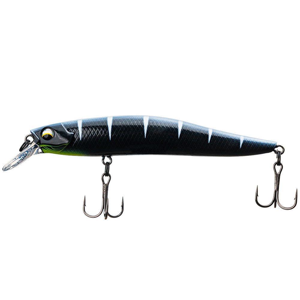 LMAB KOFI Flash Vibe 9,8 cm Shallow Runner Floating und Medium Runner Supsending in Black Tiger