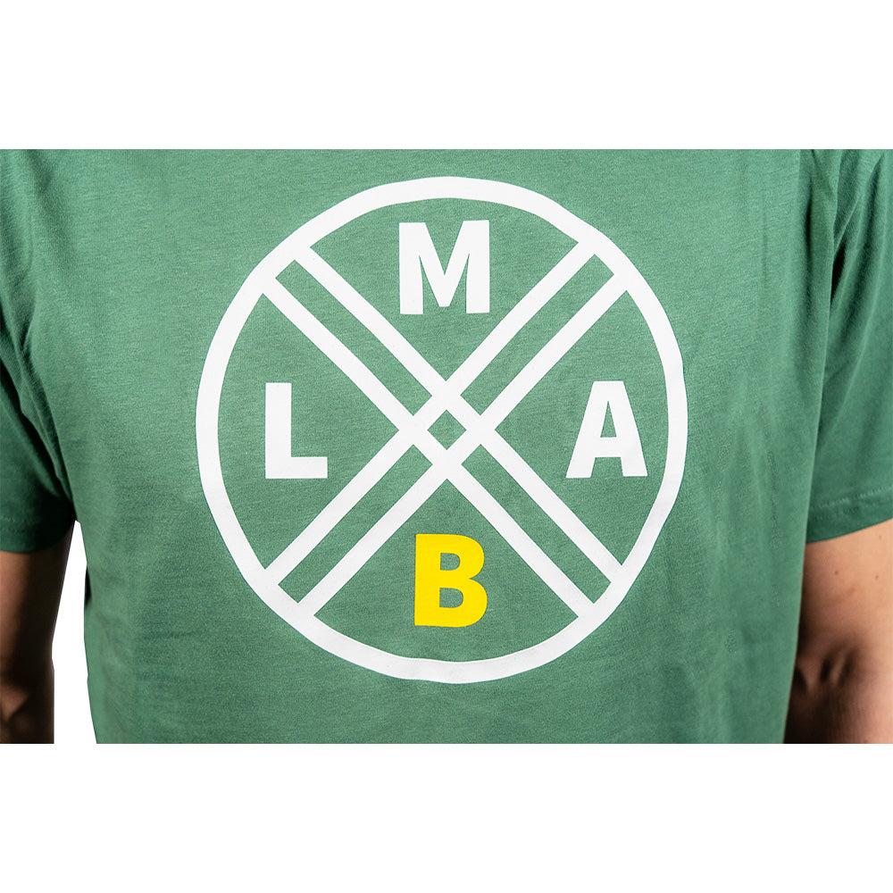 LMAB T Shirt Logo Khaki Gruen XXL