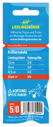 Lieblingskoeder Spitze Haken 50 10,0g