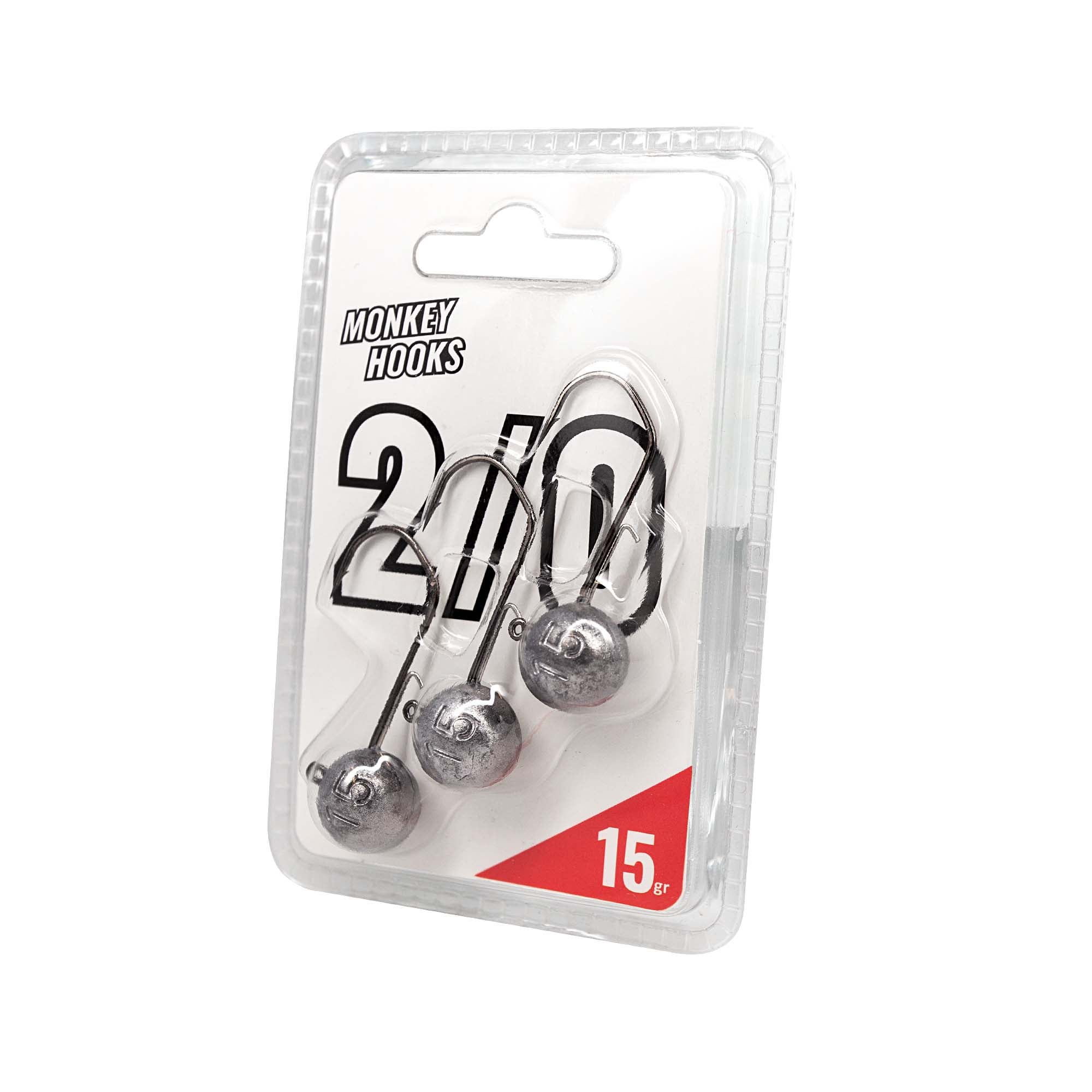 Monkey Lures Monkey Hooks 2/0 3,0 g Raw