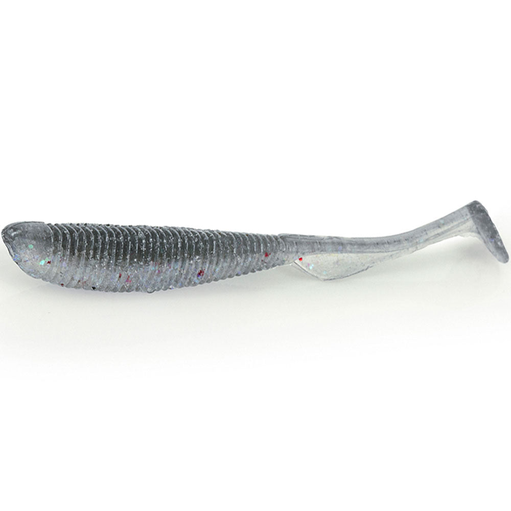 Molix Real Action Shad 3 7,5 cm UV Clear Chart Multicolor Flake