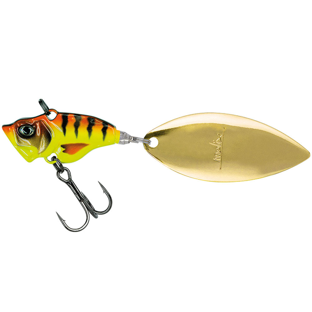 Molix Trago Spin Tail Willow 7 g 14 oz Red Yellow Tiger